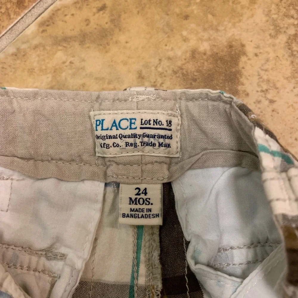 The Children's Place Toddler Boys Plaid Shorts Size 24M